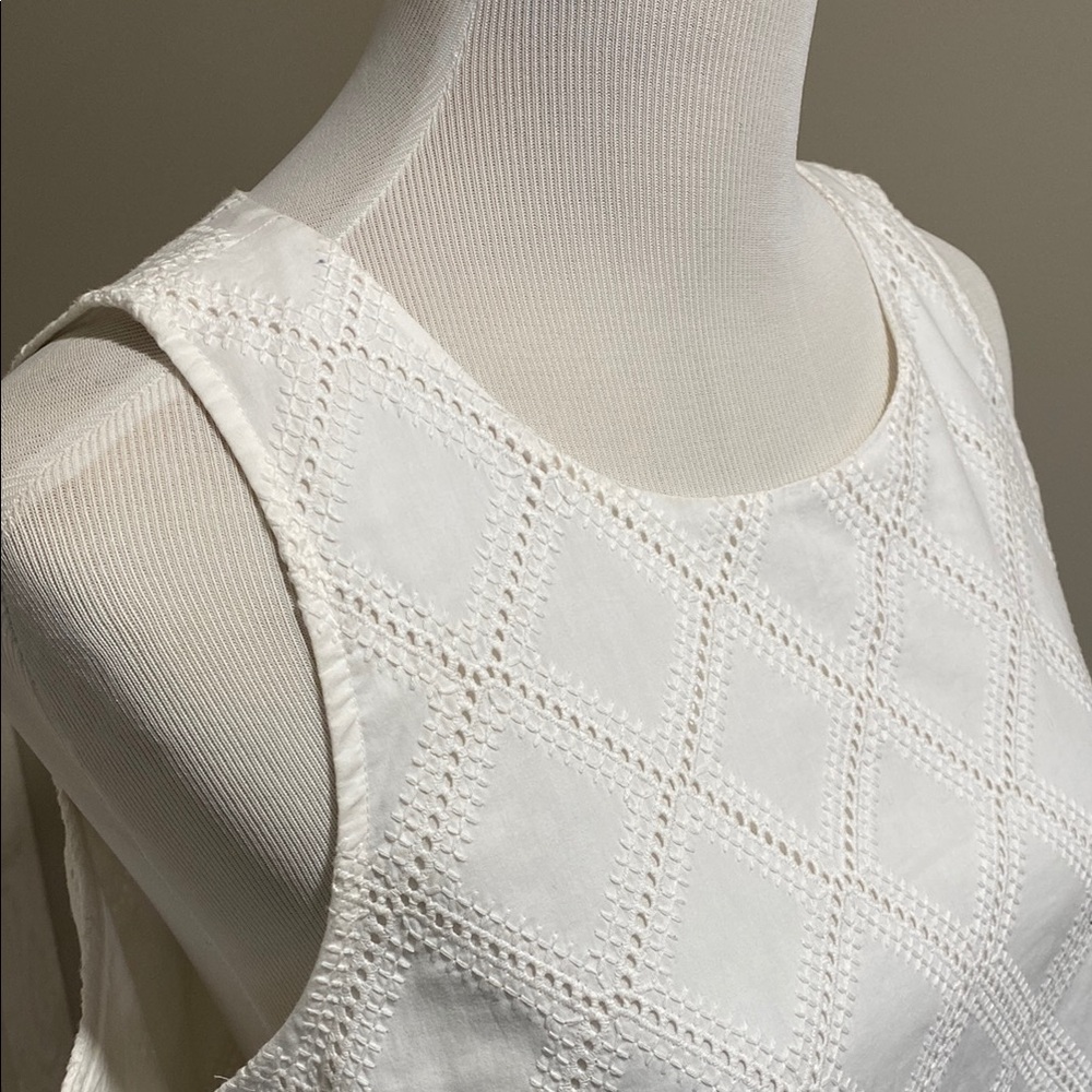 Tommy Bahama White Textured Mini Dress - Picture 2 of 9